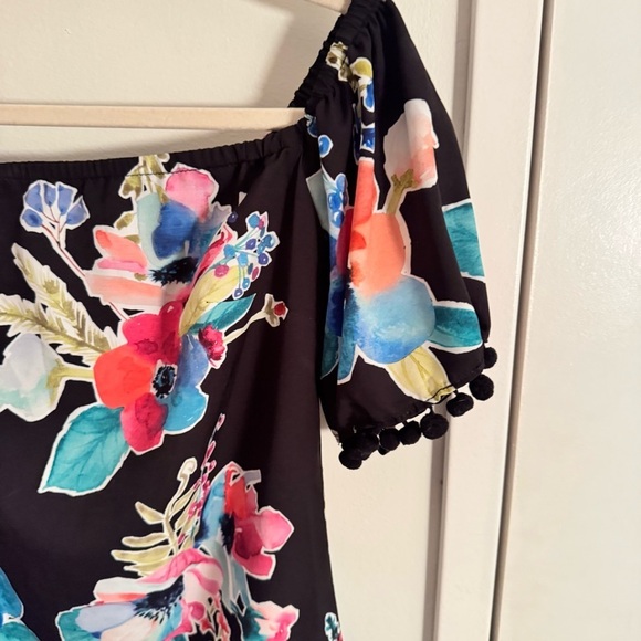 HUTCH floral off shoulder mini dress - Picture 2 of 6